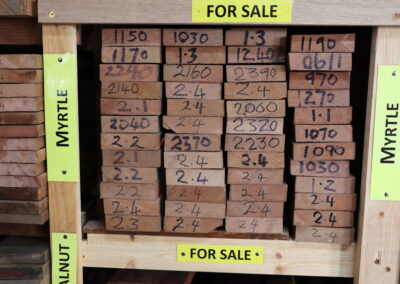 Myrtle timber boards for sale