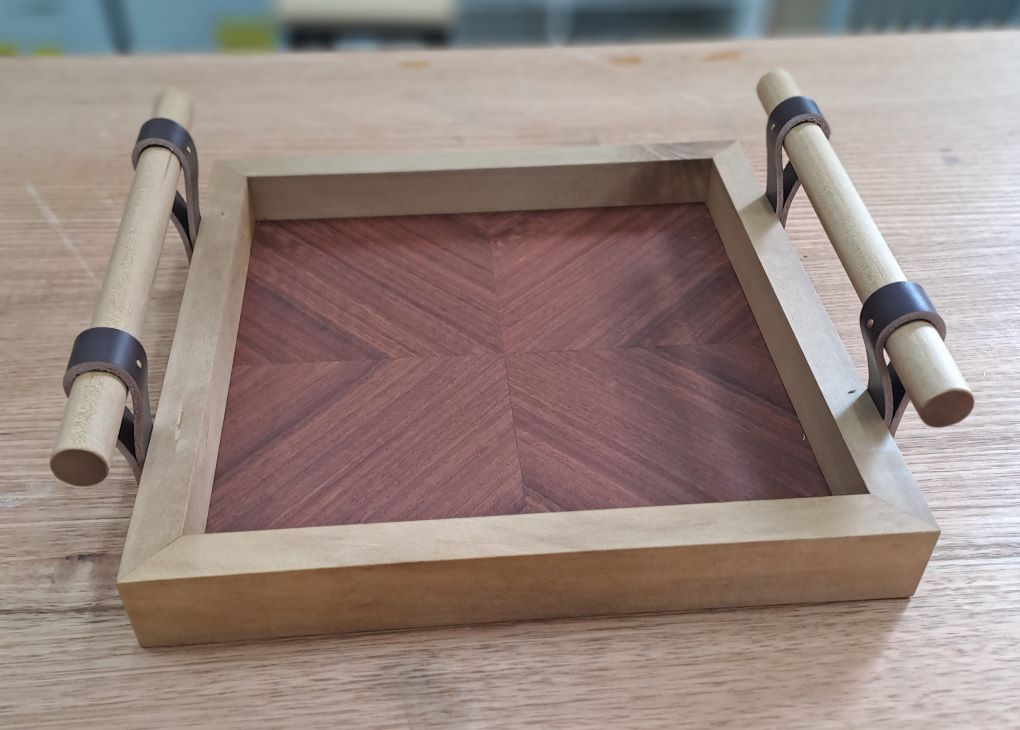 veneered tray course project